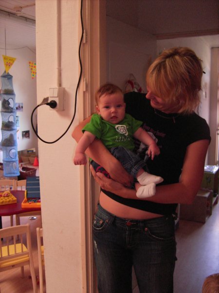 Bij Wendy op de arm